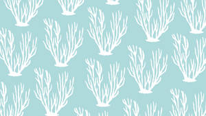 2560x1440 Summer Seaweed Pattern Wallpaper