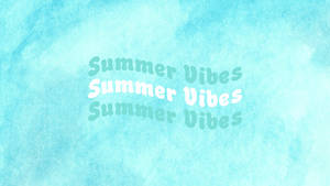 2560x1440 Summer Vibes Blue Aesthetic Wallpaper