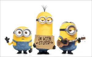 3 Best Friends From Minions Wallpaper