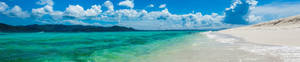 3 Monitor Beach Wallpaper