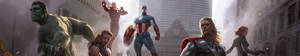 3 Monitor Marvel's Avengers Wallpaper
