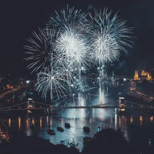 3000x3000 Fireworks Display Wallpaper