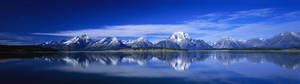 3840x1080 Hd Dual Monitor Mountain Lake Wallpaper