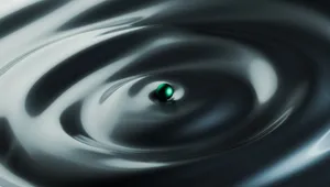 3d 4k Black Water Ripple Wallpaper