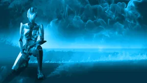 3d 4k Robot Wallpaper Wallpaper