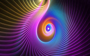 3d Abstract Spiral Pattern