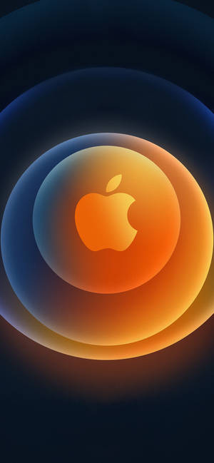 3d Apple Iphone Logo Concentric Circles Wallpaper