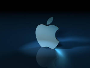 3d Apple Iphone Logo Half-lit Wallpaper