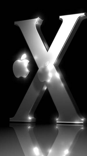 3d Apple Iphone X Promotion Wallpaper