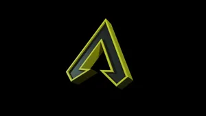 3d Black And Green Apex Legends Logo Wallpaper