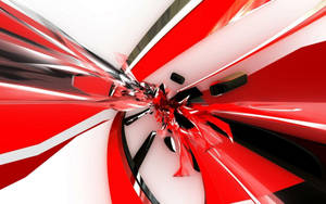 3d Black And Red Abstract Line Wallpaper