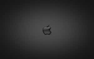 3d Black Apple Logo Wallpaper