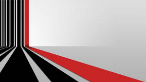 3d Black, Red And White Wallpaper