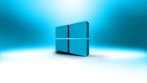 3d Blue Windows 8 Logo Wallpaper
