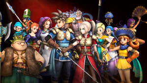 3d Characters From Dragon Quest Heroes Wallpaper