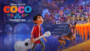 3d Coco Movie Poster Wallpaper