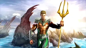 3d Comic Aquaman Wallpaper