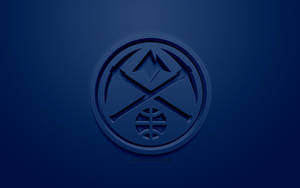 3d Denver Nuggets Emblem Wallpaper