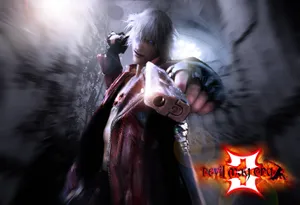 Download Dante spies on demons in Devil May Cry Wallpaper