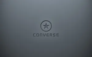 3d Gray Converse Logo Wallpaper