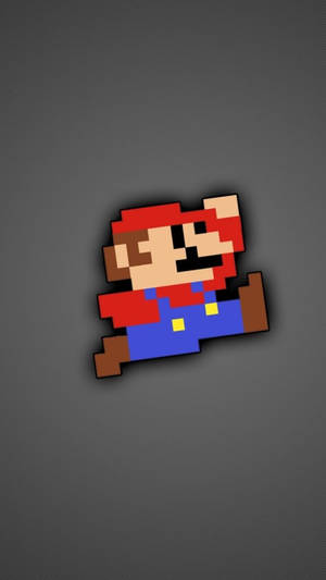 3d Iphone 8bit Super Mario Wallpaper