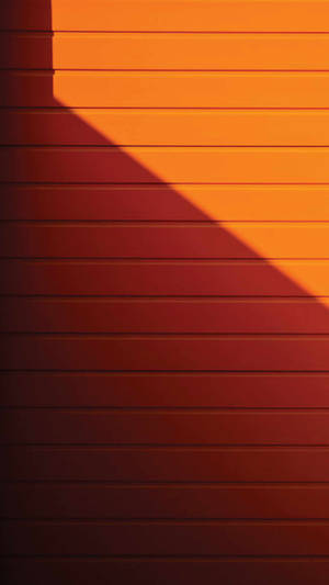3d Iphone Two-toned Orange Wall Wallpaper