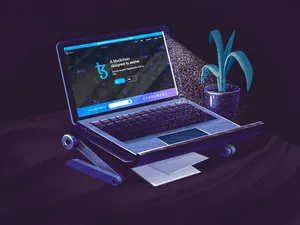 3d Laptop In 2d Wallpaper