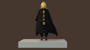 3d Model Mikey Tokyo Revengers Wallpaper