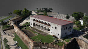 3d Model Of The Historical Alcazar De Colon Wallpaper