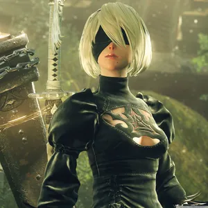 3d Nier Automata 2b Wallpaper