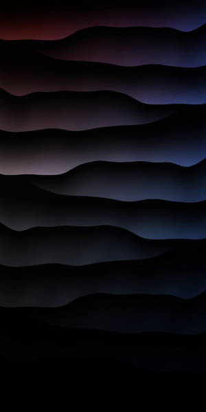 3d Phone Glowing Layers Wallpaper