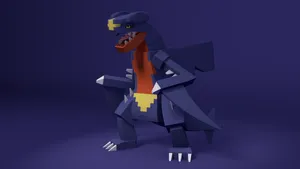 3d Pizzle Garchomp Wallpaper