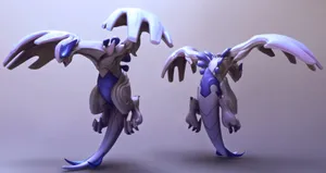 3d Realistic Lugia Wallpaper