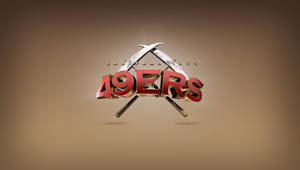 3d San Francisco 49ers Logo Wallpaper