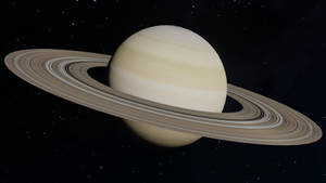 3d Saturn 4k Wallpaper