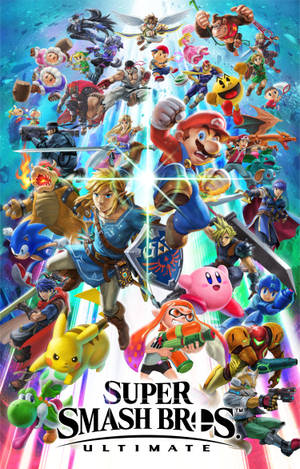 3d Smash Bros Ultimate Wallpaper