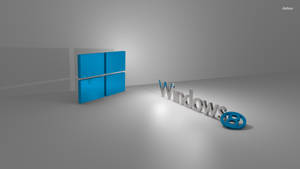 3d Windows 8 Logo And Wordmark Wallpaper