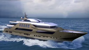 3d Yacht Model Wallpaper