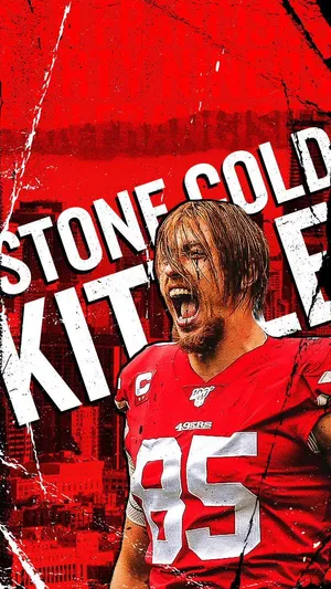 49ers George Kittle Poster Wallpaper