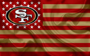 49ers Sf American Flag Wallpaper