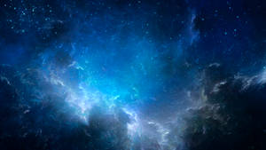 4d Ultra Hd Blue Space Wallpaper