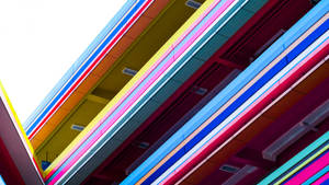 4d Ultra Hd Colorful Balconies Wallpaper