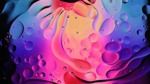 4d Ultra Hd Colorful Bubbles Wallpaper