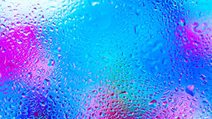 4d Ultra Hd Glass Rainwater Wallpaper