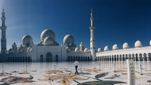 4k Architecture Magnificent Mosque Wallpaper