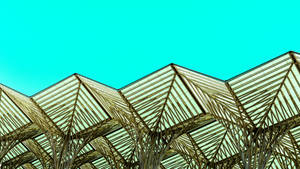 4k Architecture Metal Abstract Roof Wallpaper