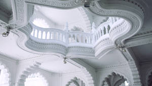 4k Architecture Ornamental Ceiling Wallpaper
