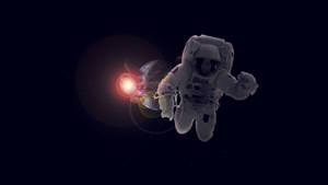 4k Astronaut In Space Wallpaper