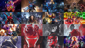 4k Avengers Collage Wallpaper