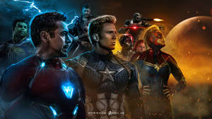 4k Avengers Endgame Digital Art Wallpaper